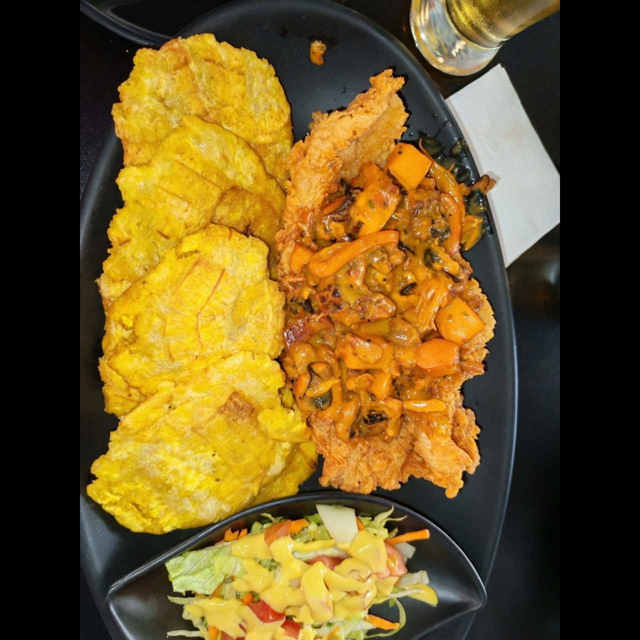 Filete de pescado a lo macho