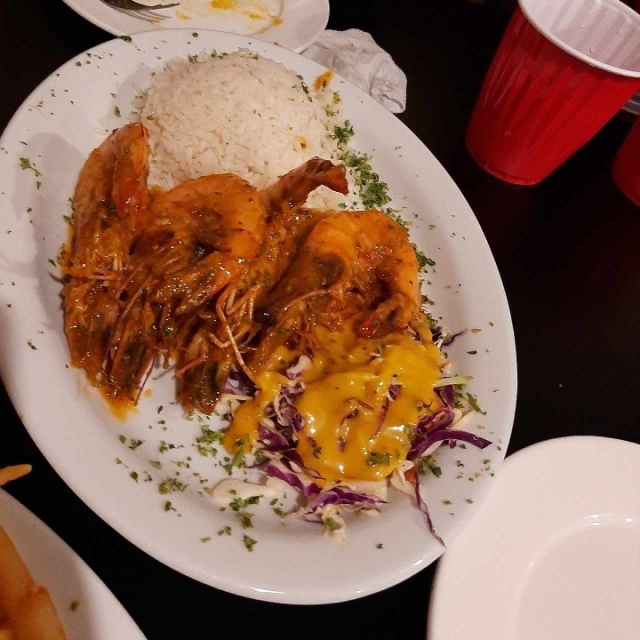 langostinos al ajillo