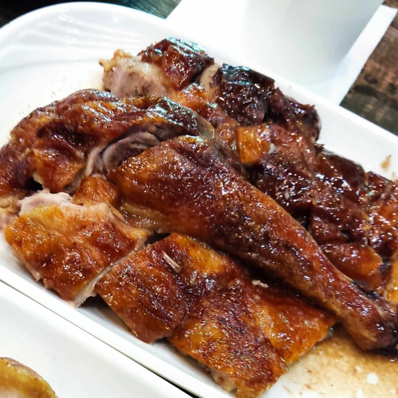 Pato asado 