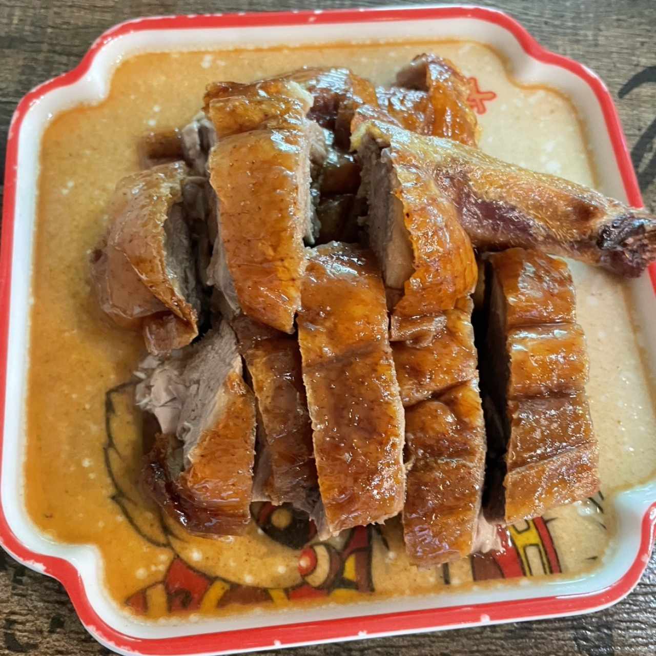 Pato asado