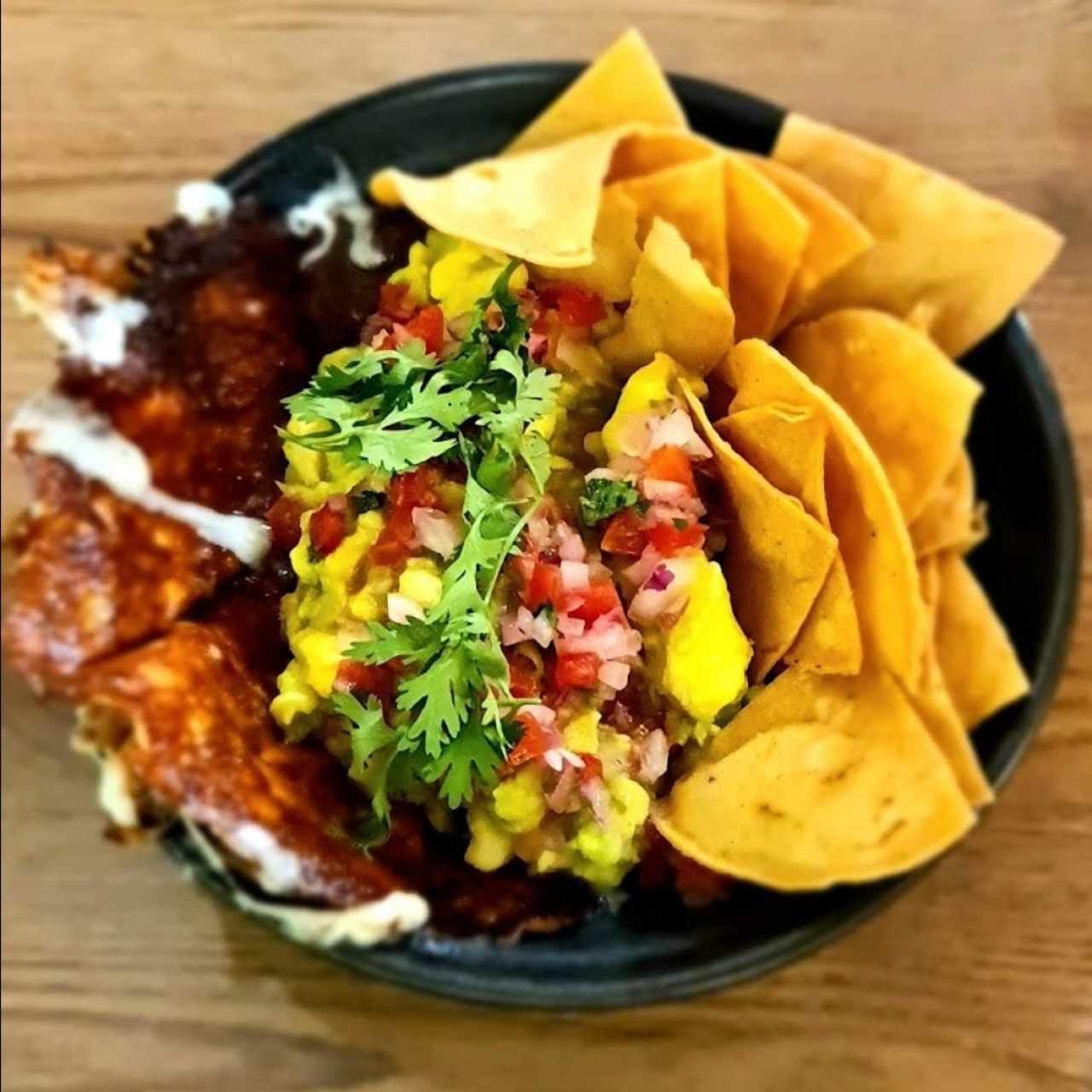 guacamole con queso