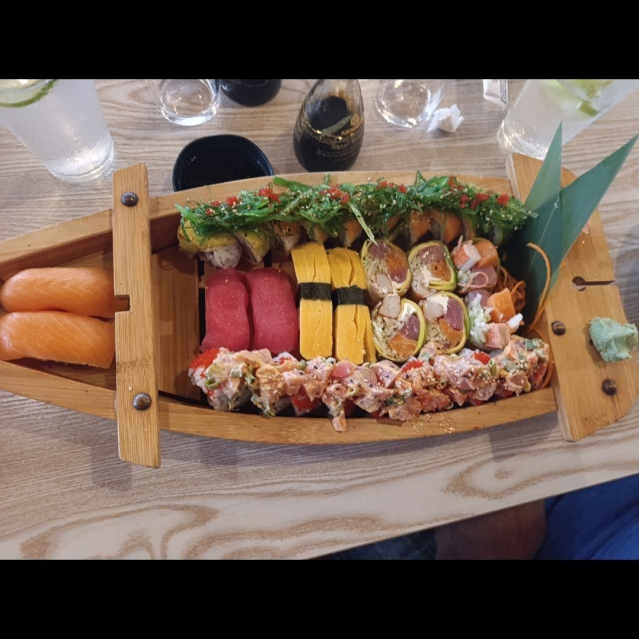 Hiroshima boat + oh Alaska roll