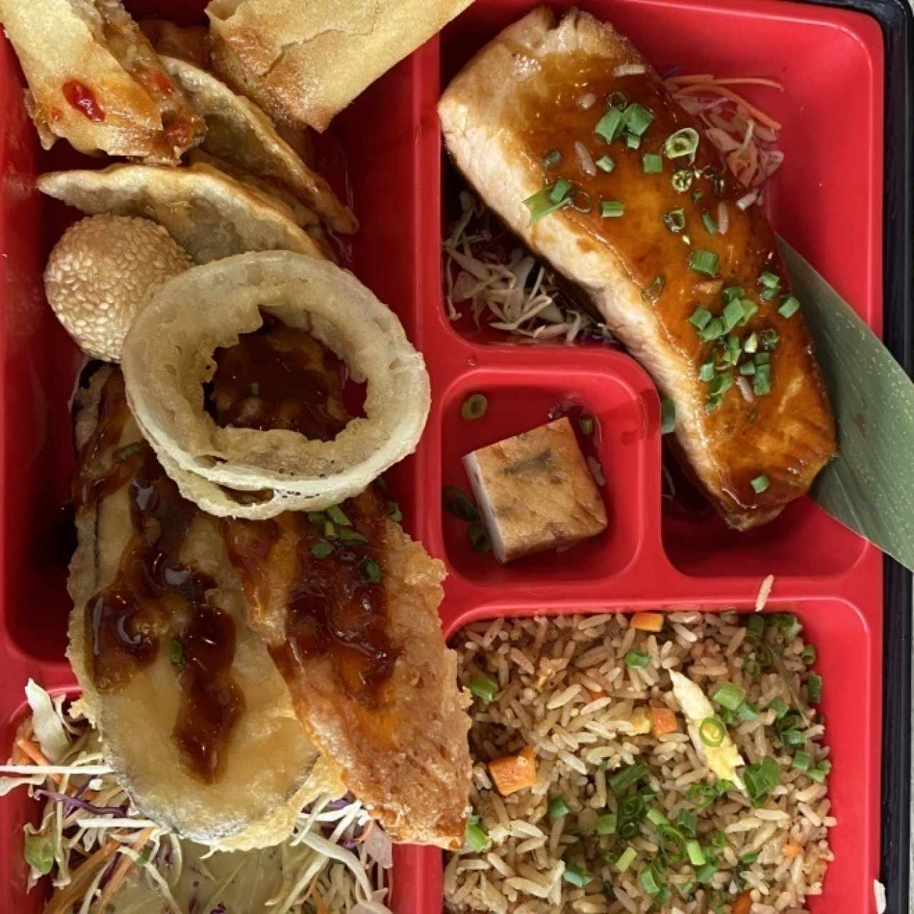 Bento Box - Teriyaki Salmon Set
