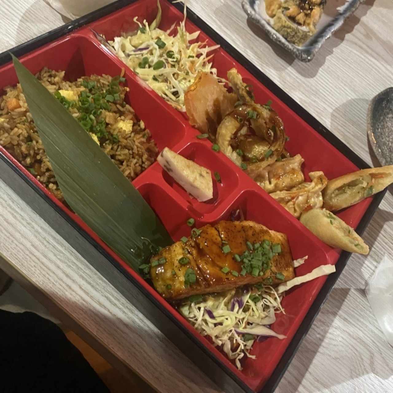 Bento Box - Teriyaki Salmon Set