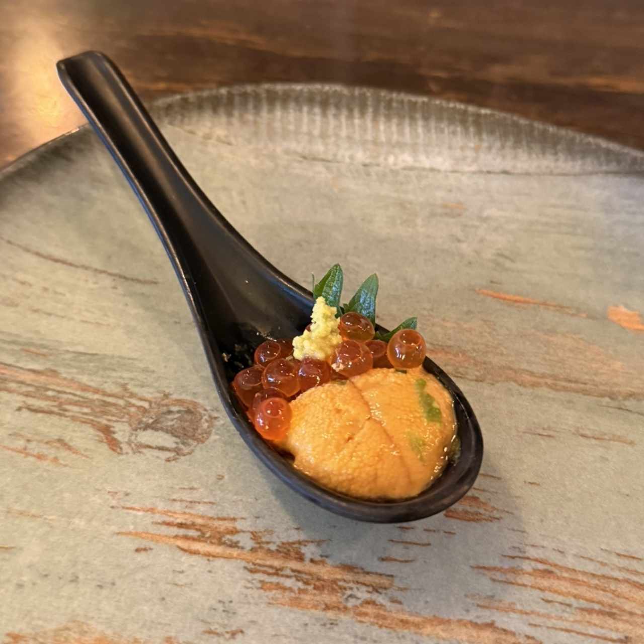Lengua de erizo (menú omakase)