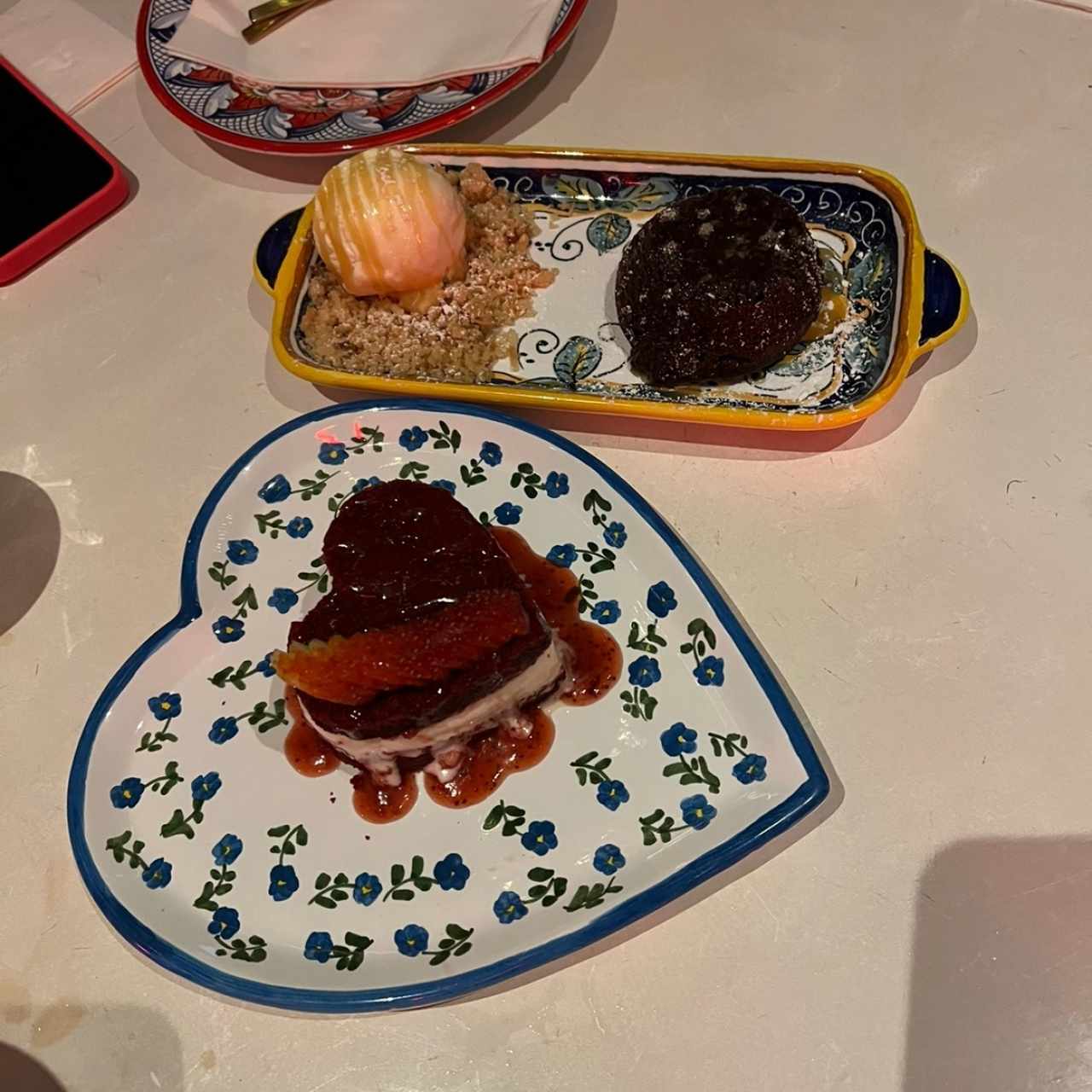 Volcan de chocolate 