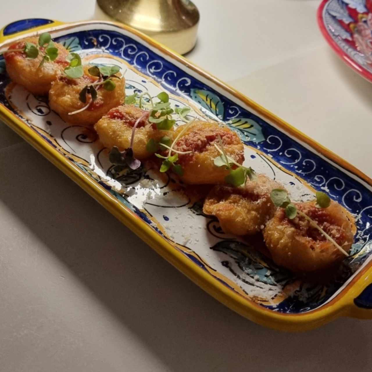 Puff Puff Marinara Bites