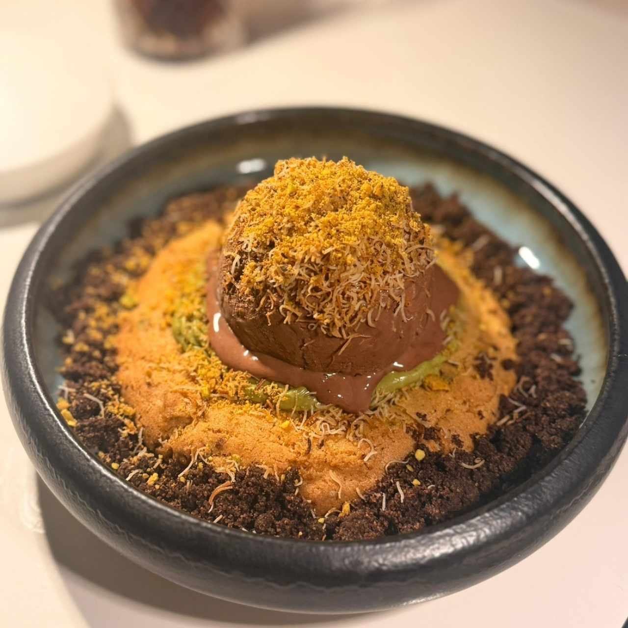 Postre de pistacho 