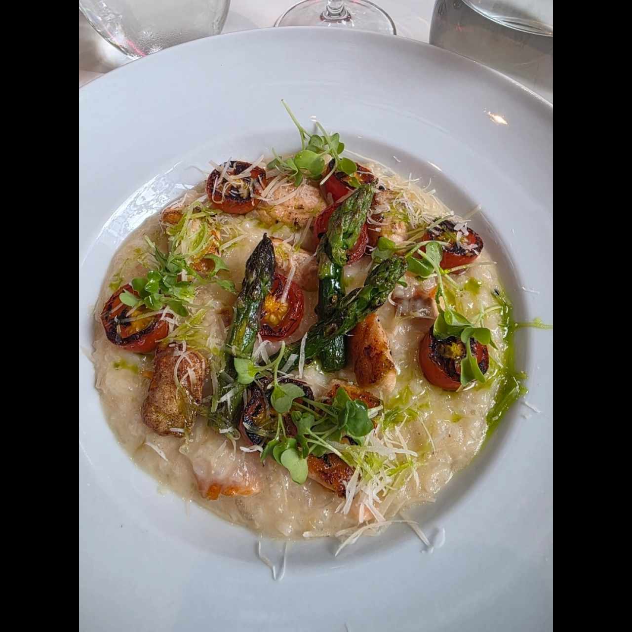 Rissoto de salmón