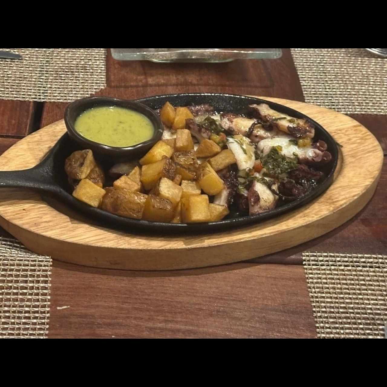 Pulpo a la parrilla 