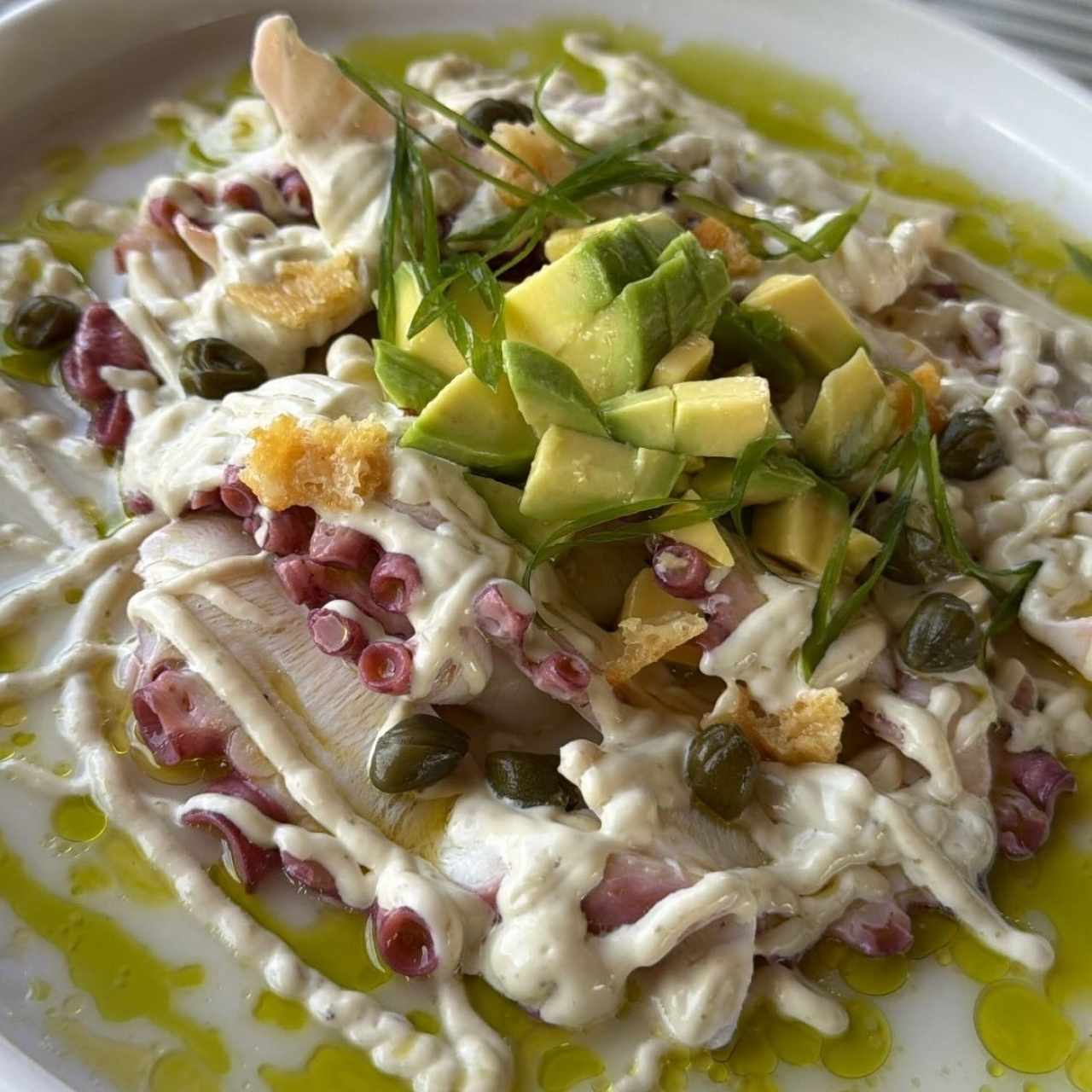 Carppacio de pulpo 