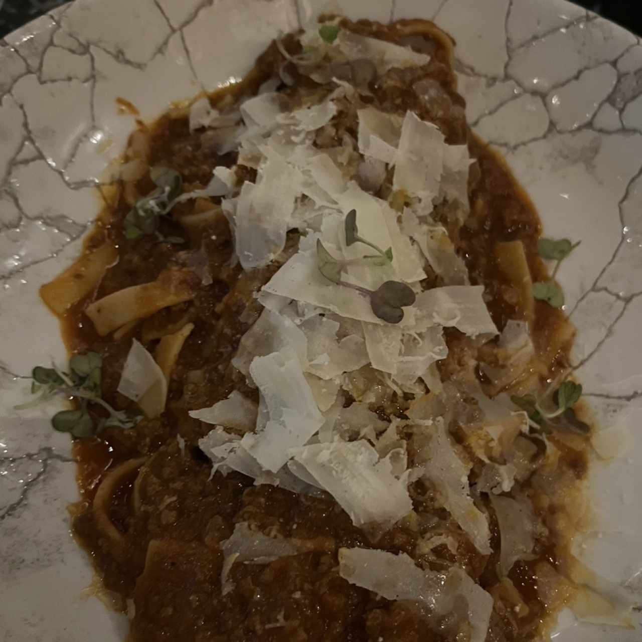Tagliatelle al ragú della nonna