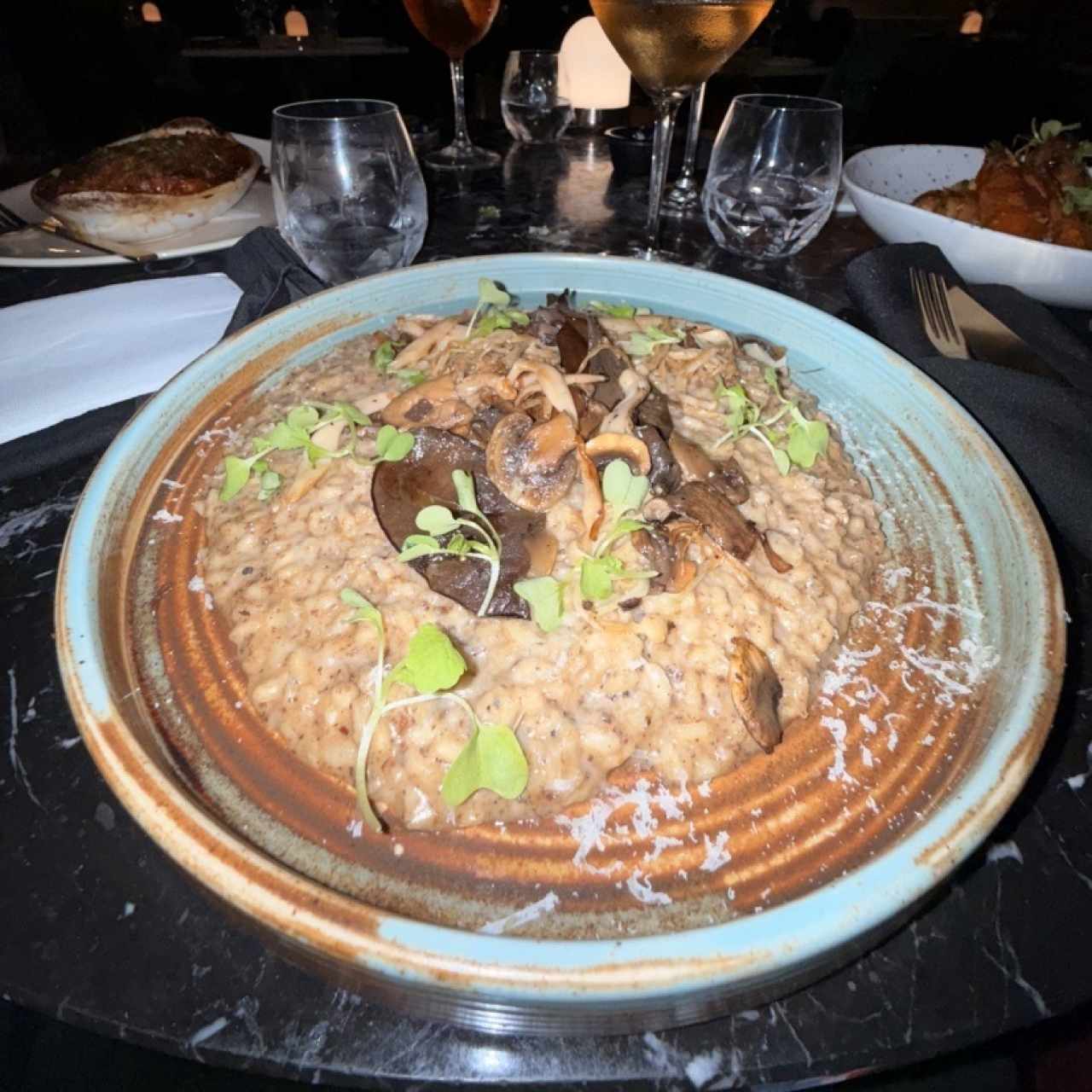 Rissotto de hongos 