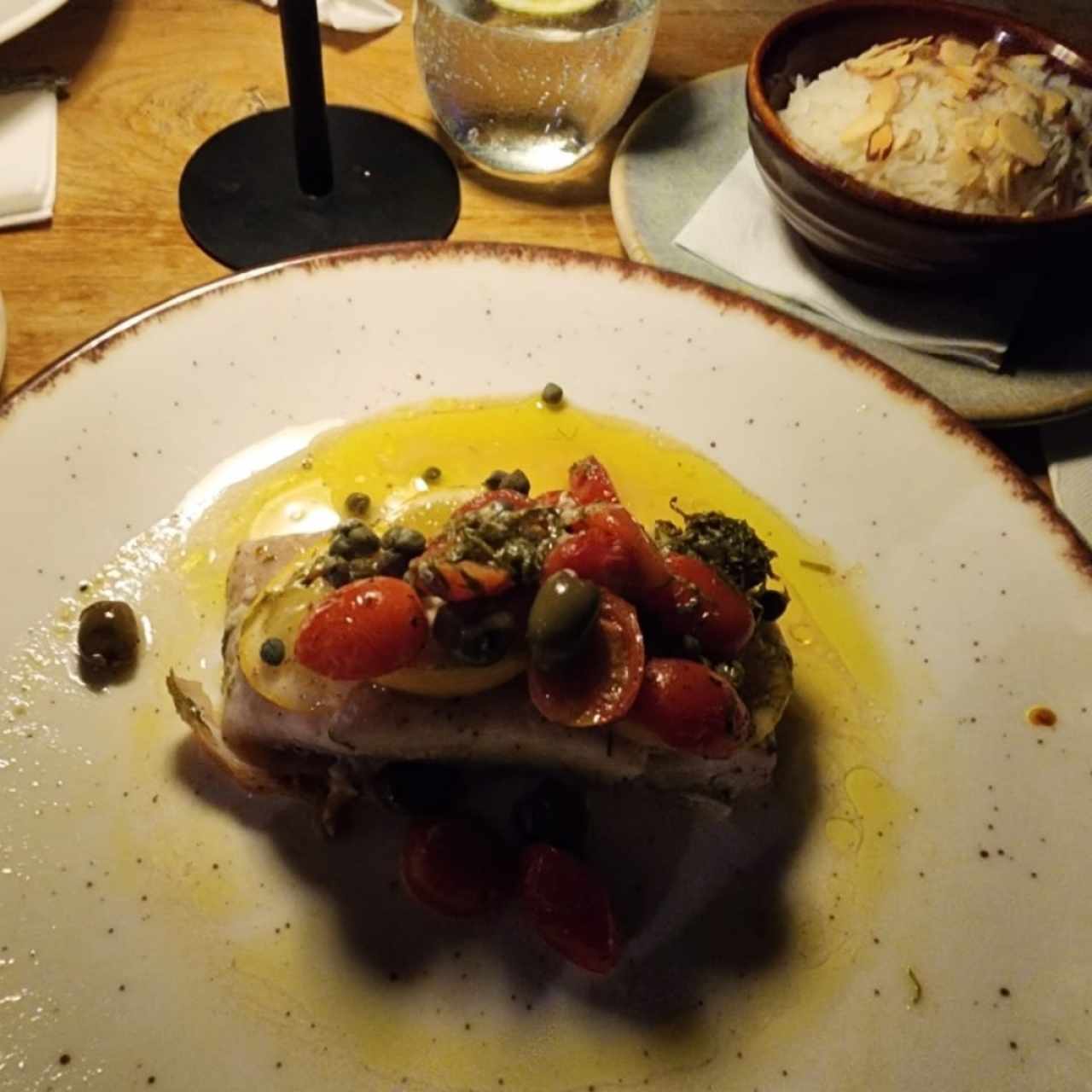 
Papillote Méditerranéen con arroz
