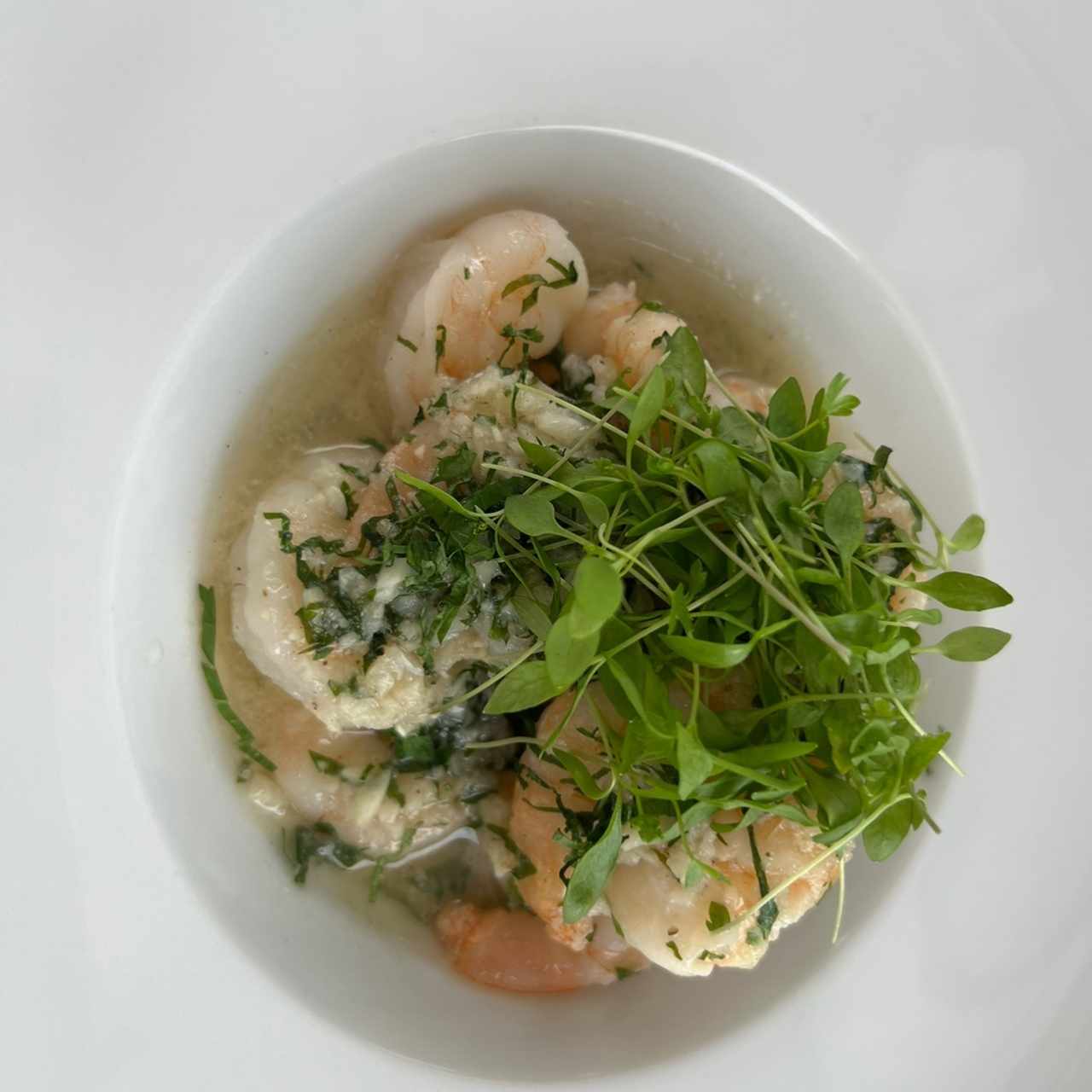 Camarones al ajillo 