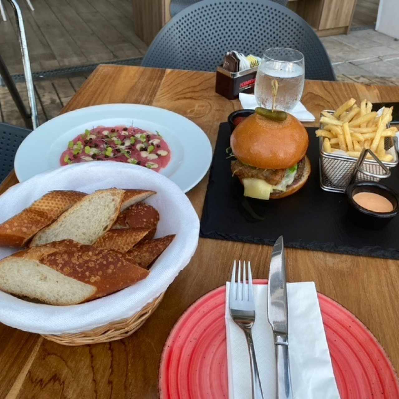 Hamburger de Buf Angus Truffé