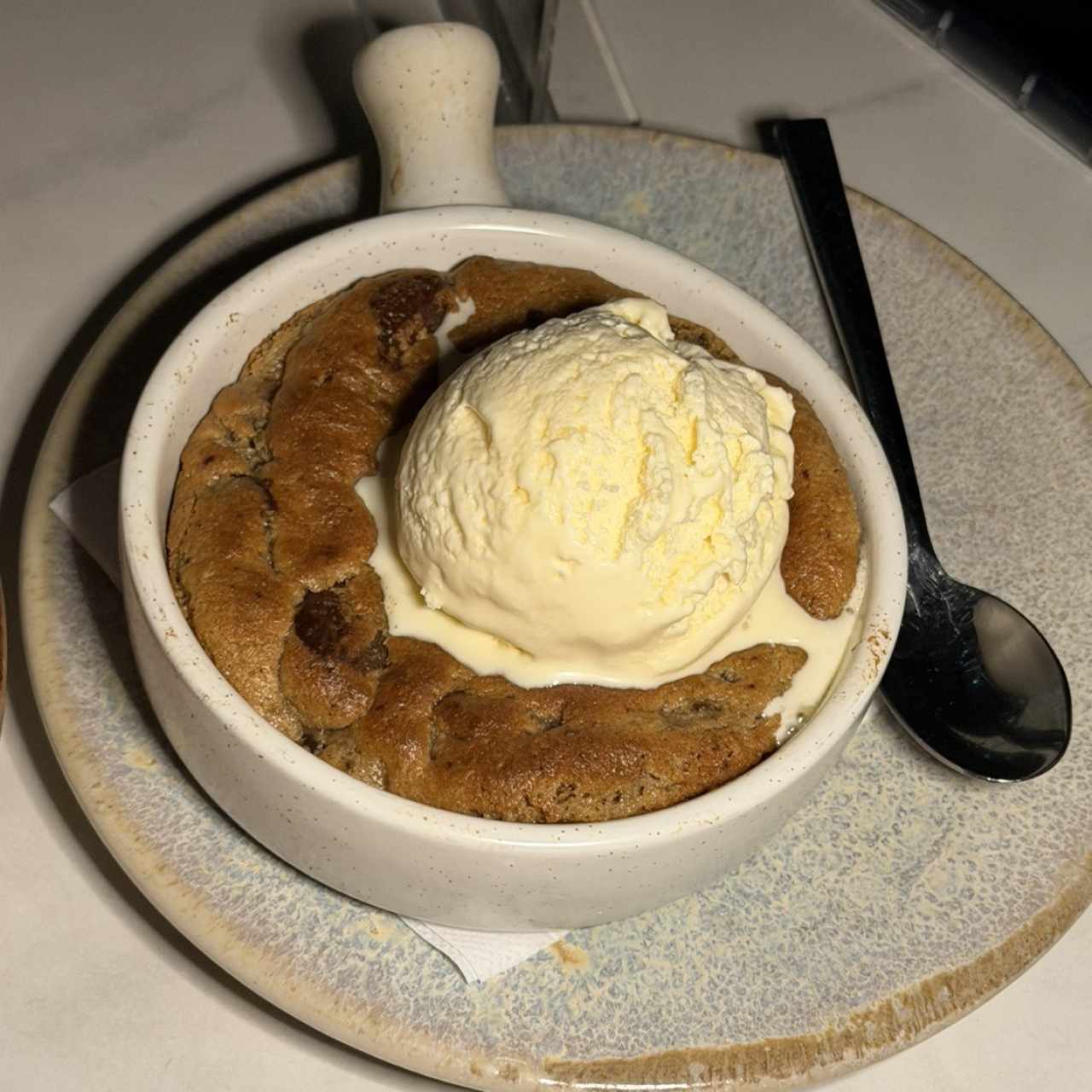 Choco cookie con helado de vainilla