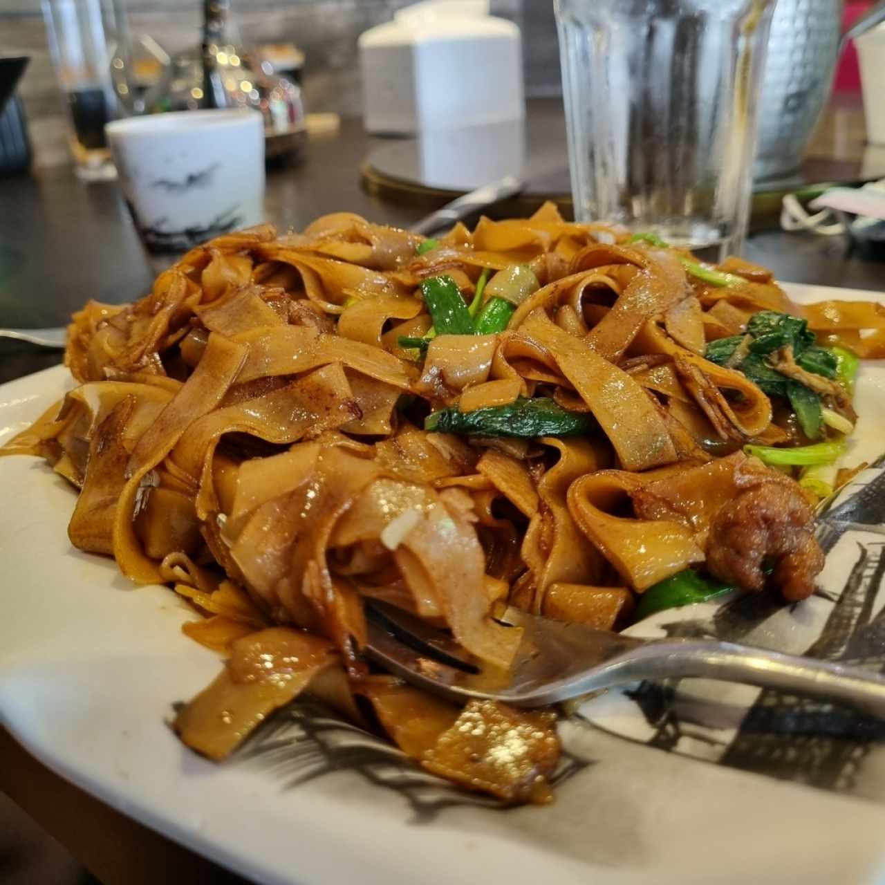 chow fun de Carne