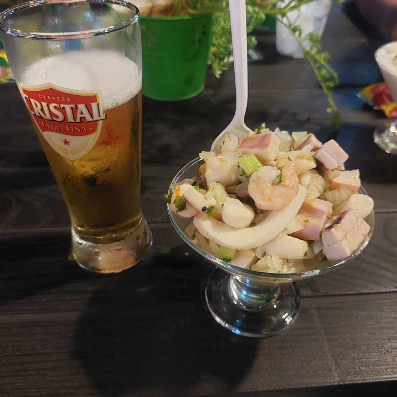 ceviche de combinación 