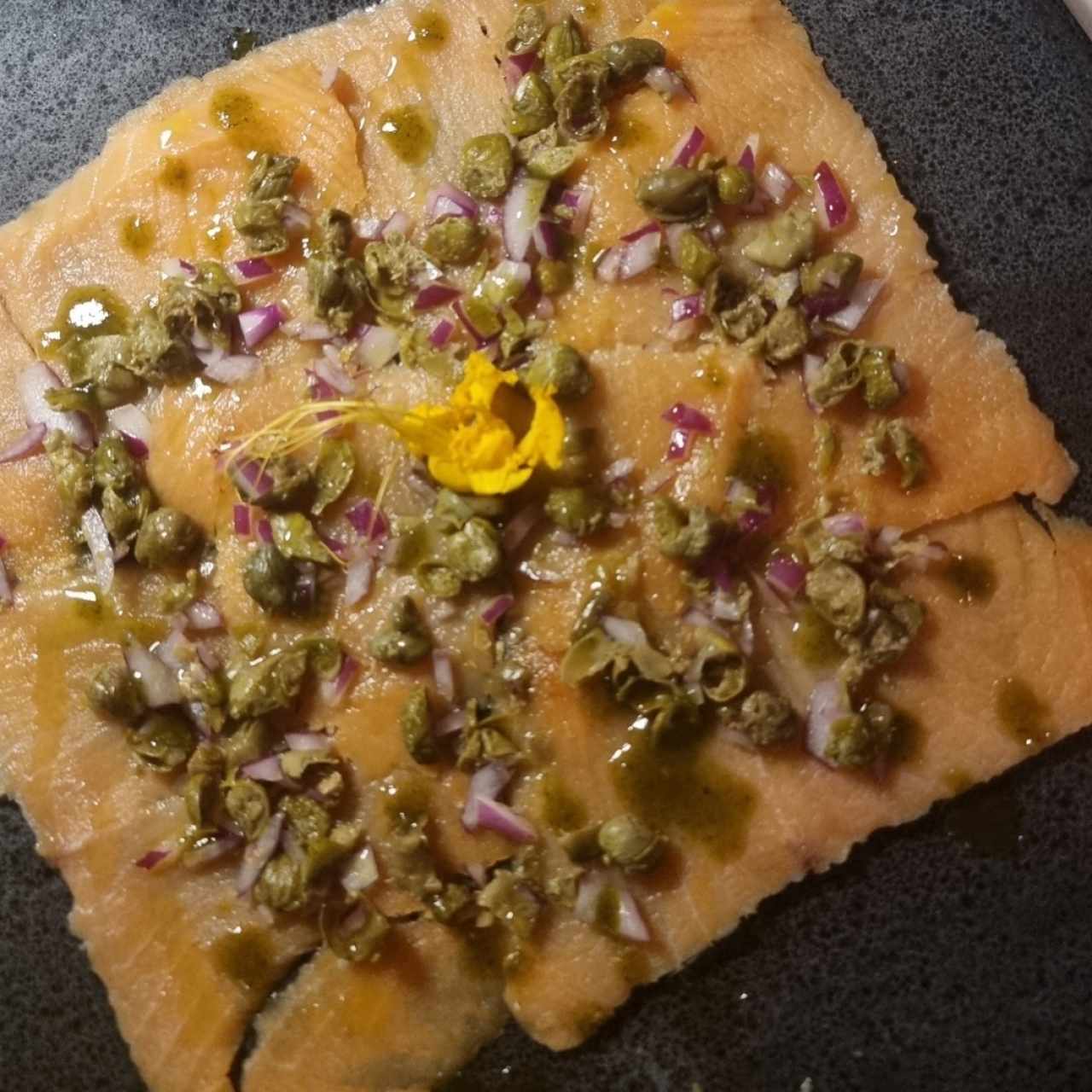 Para Compartir - Carpaccio de Salmón