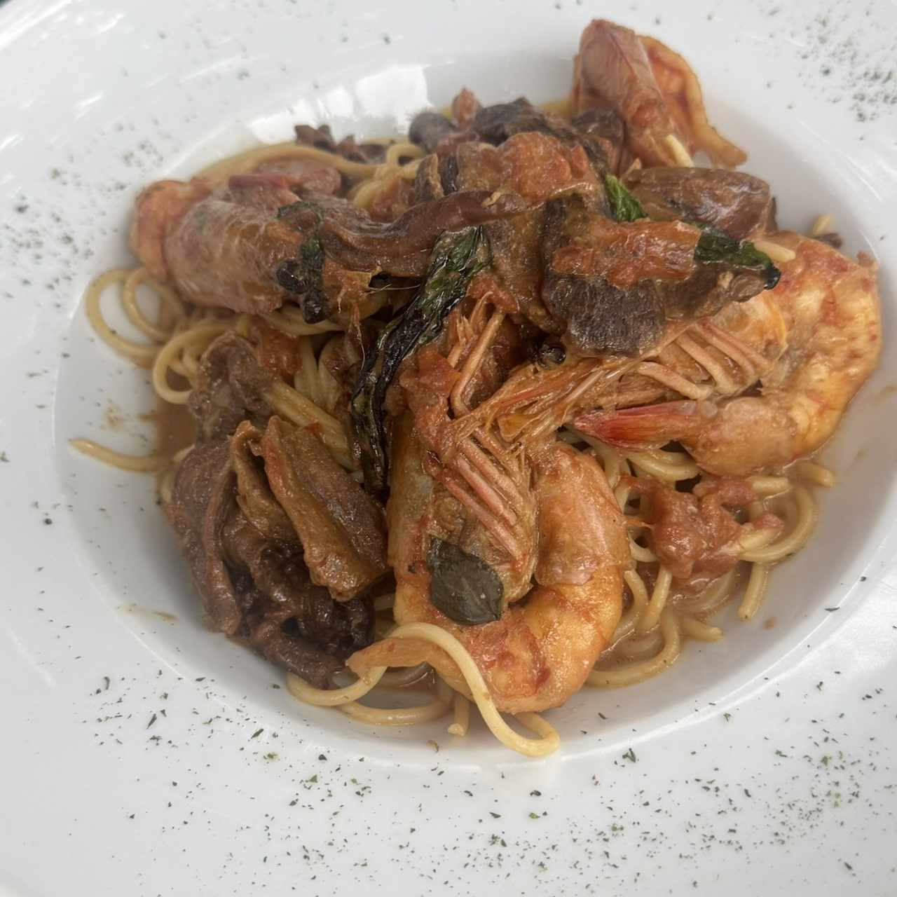 PASTAS - Gamberoni Al Funghi