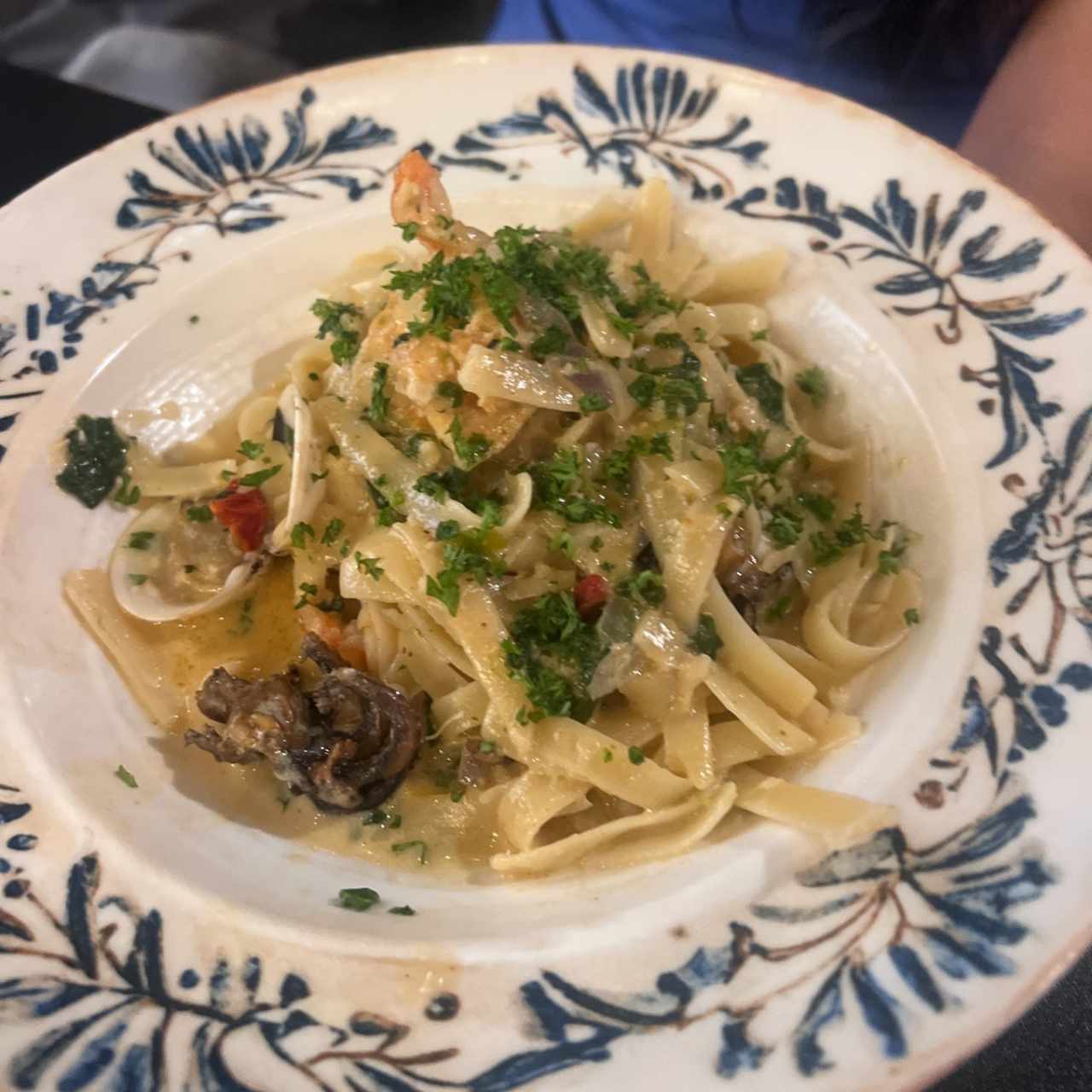 FETTUCCINE MARISCOS TOSCANA