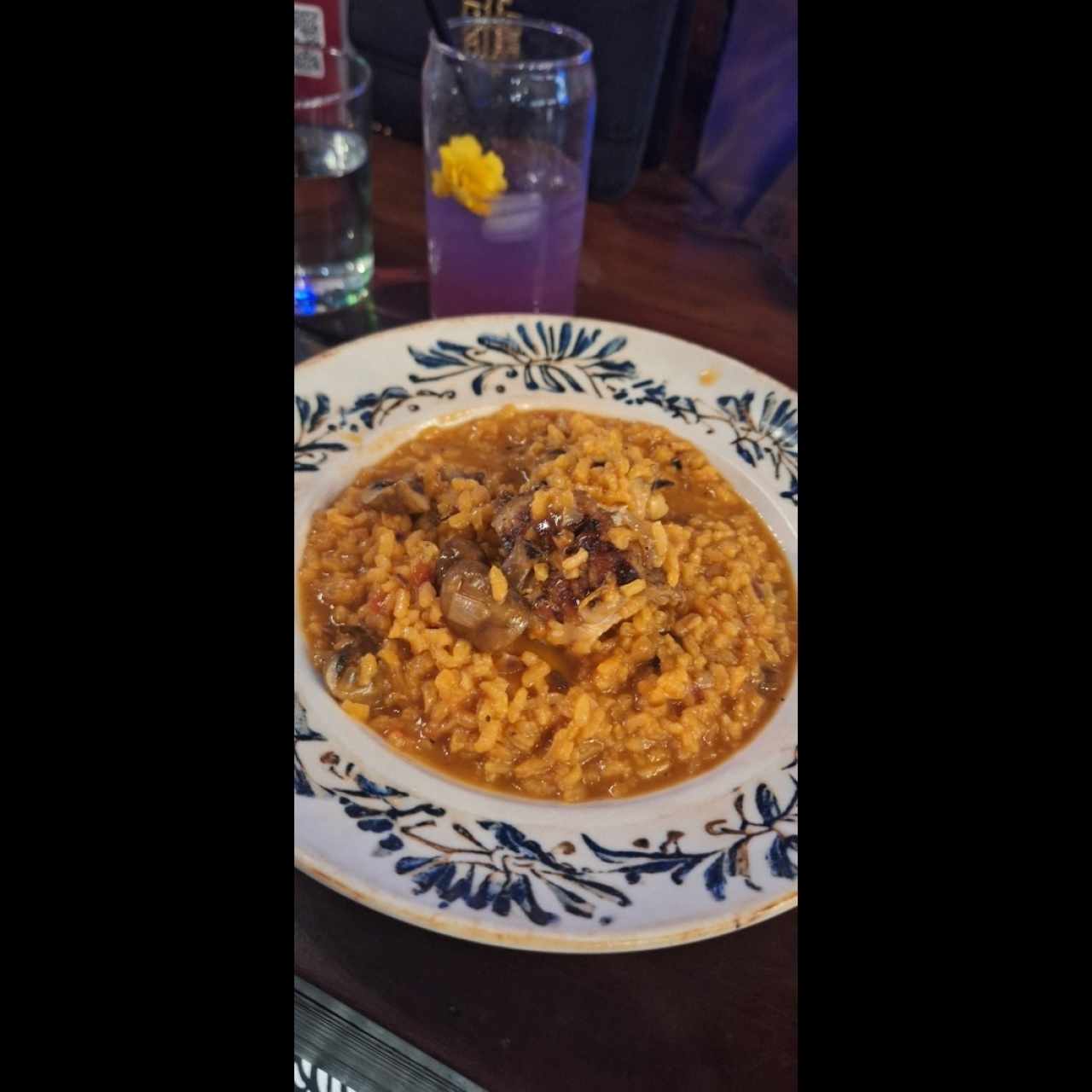 ARROZ CON POLLO Y HONGOS