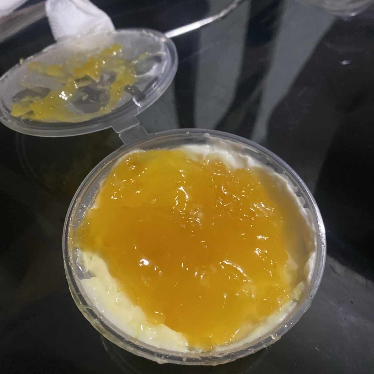 Postres - Yogurt Griego Natural con piña 
