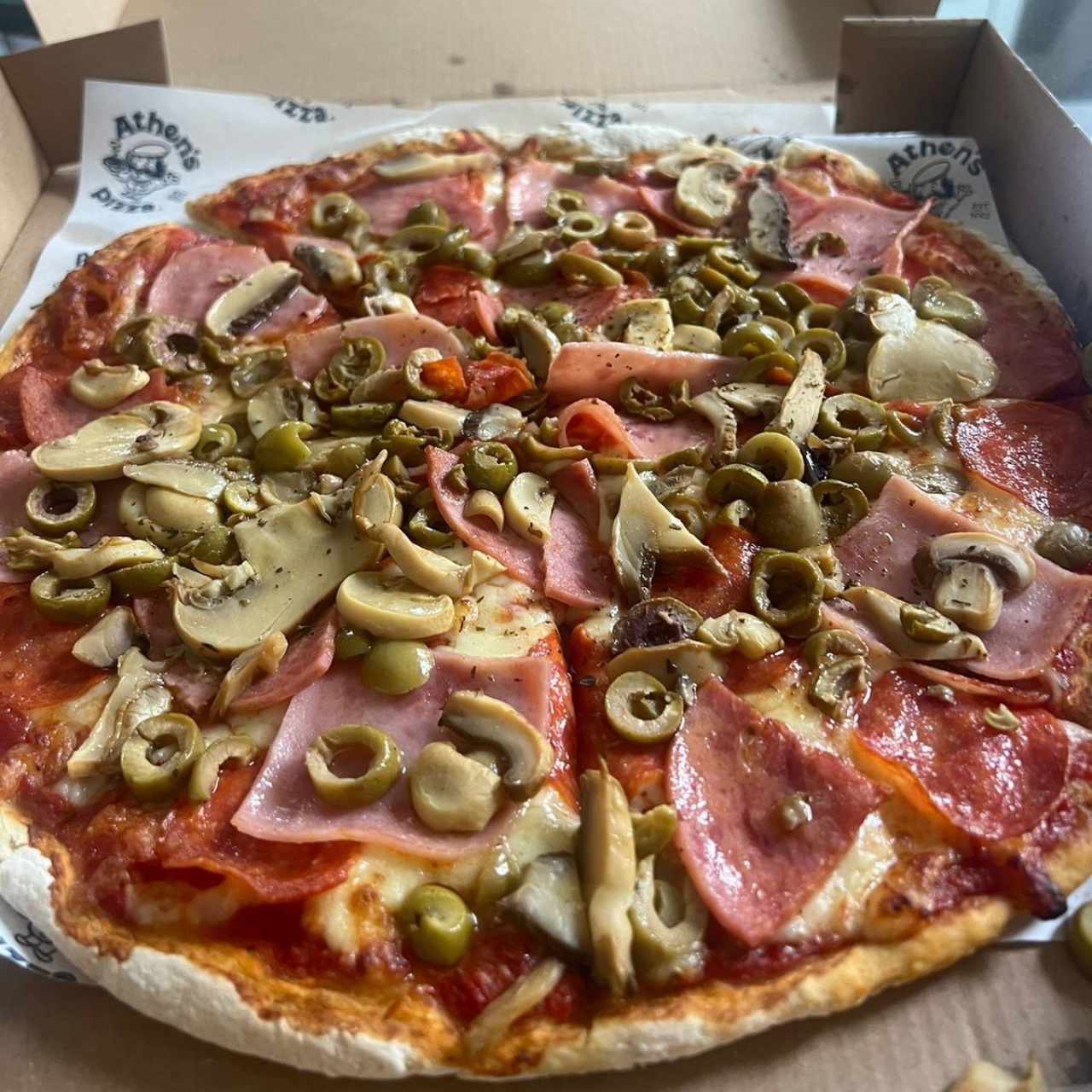 Pizzas especiales - Pizza atheniense