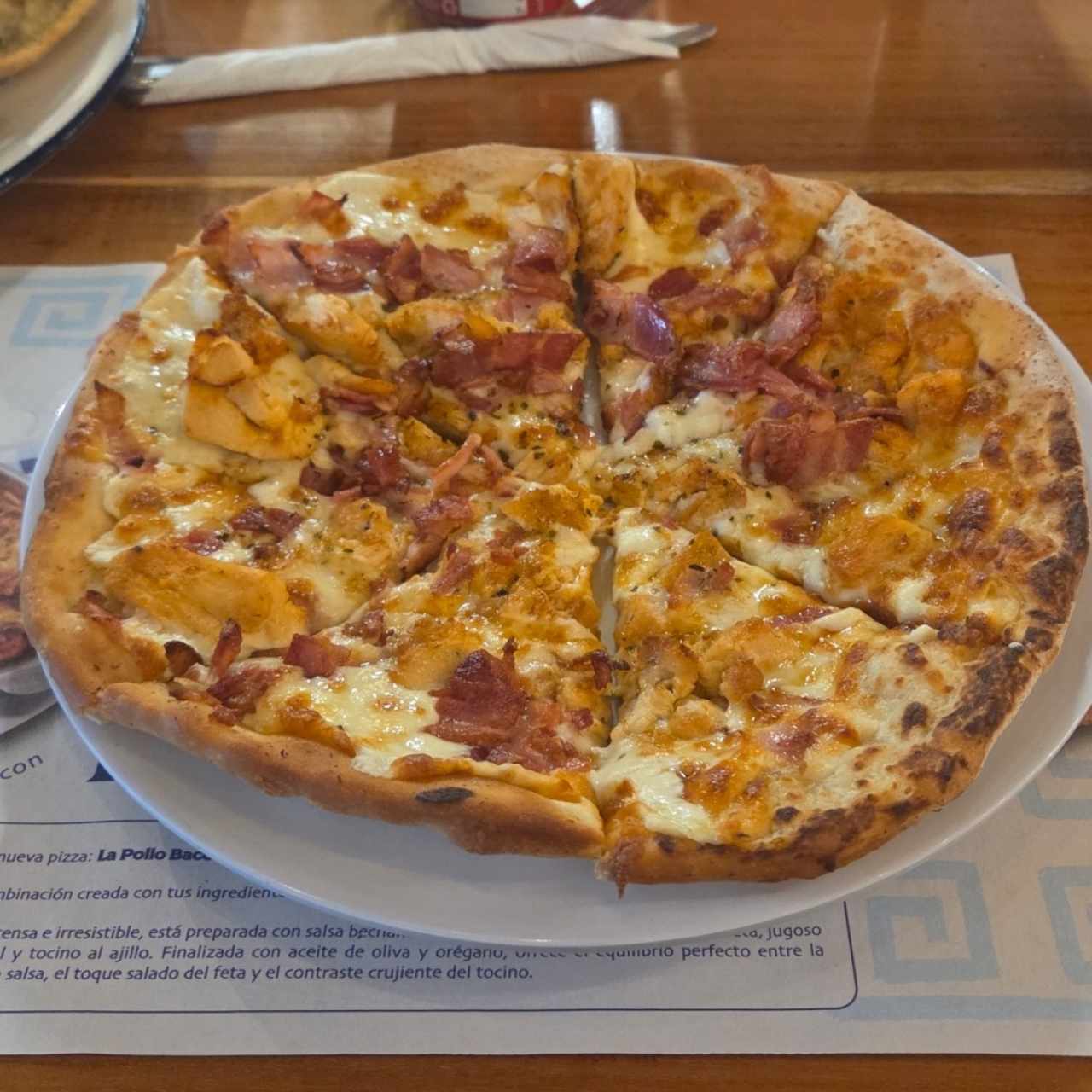 Pizza de pollo especial