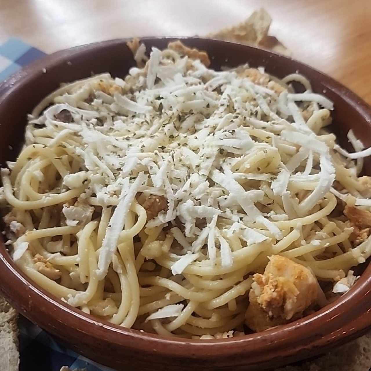 Pasta - Pollo Con Tocino