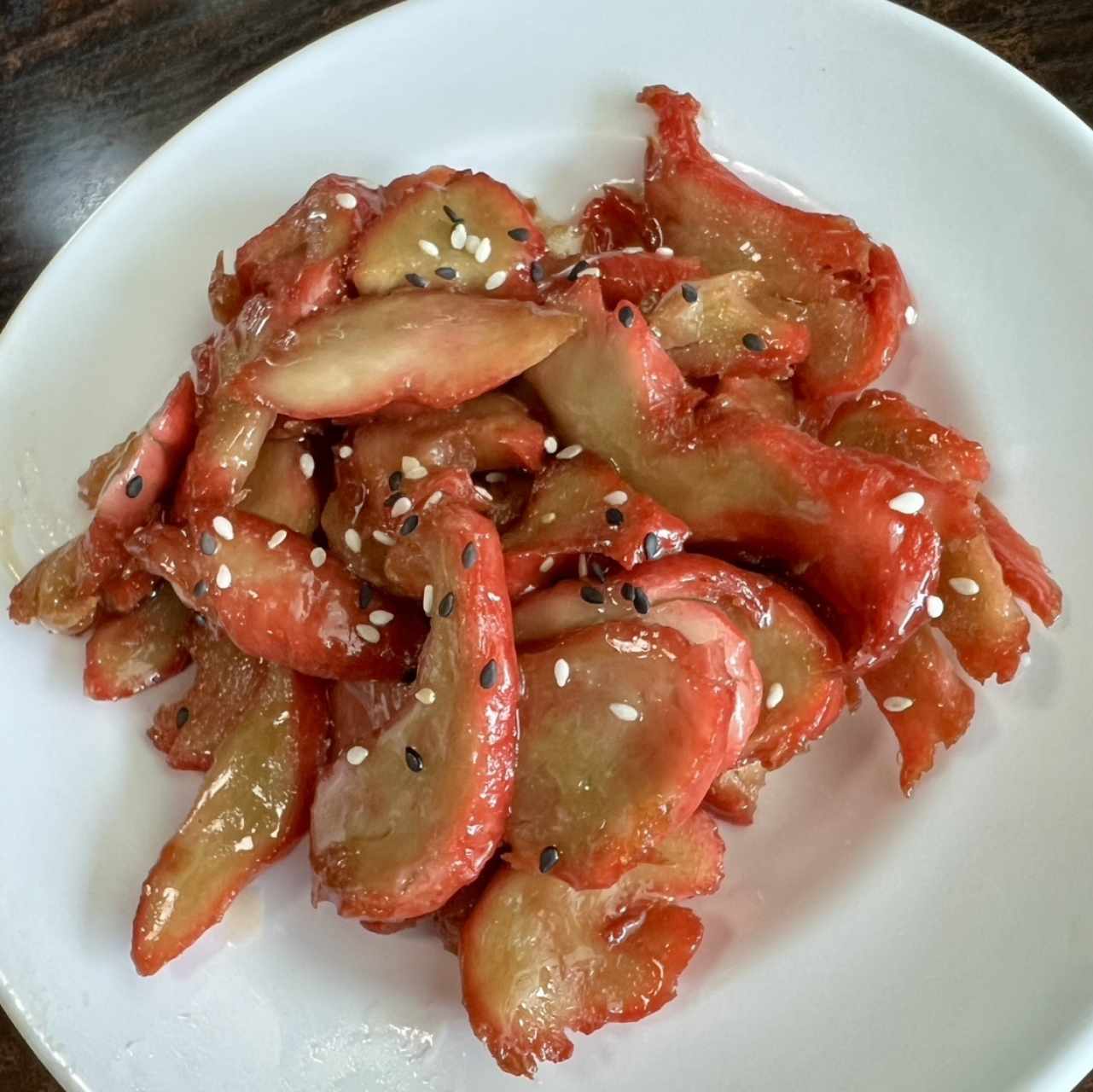 Pato Vegano En salsa Agridulce