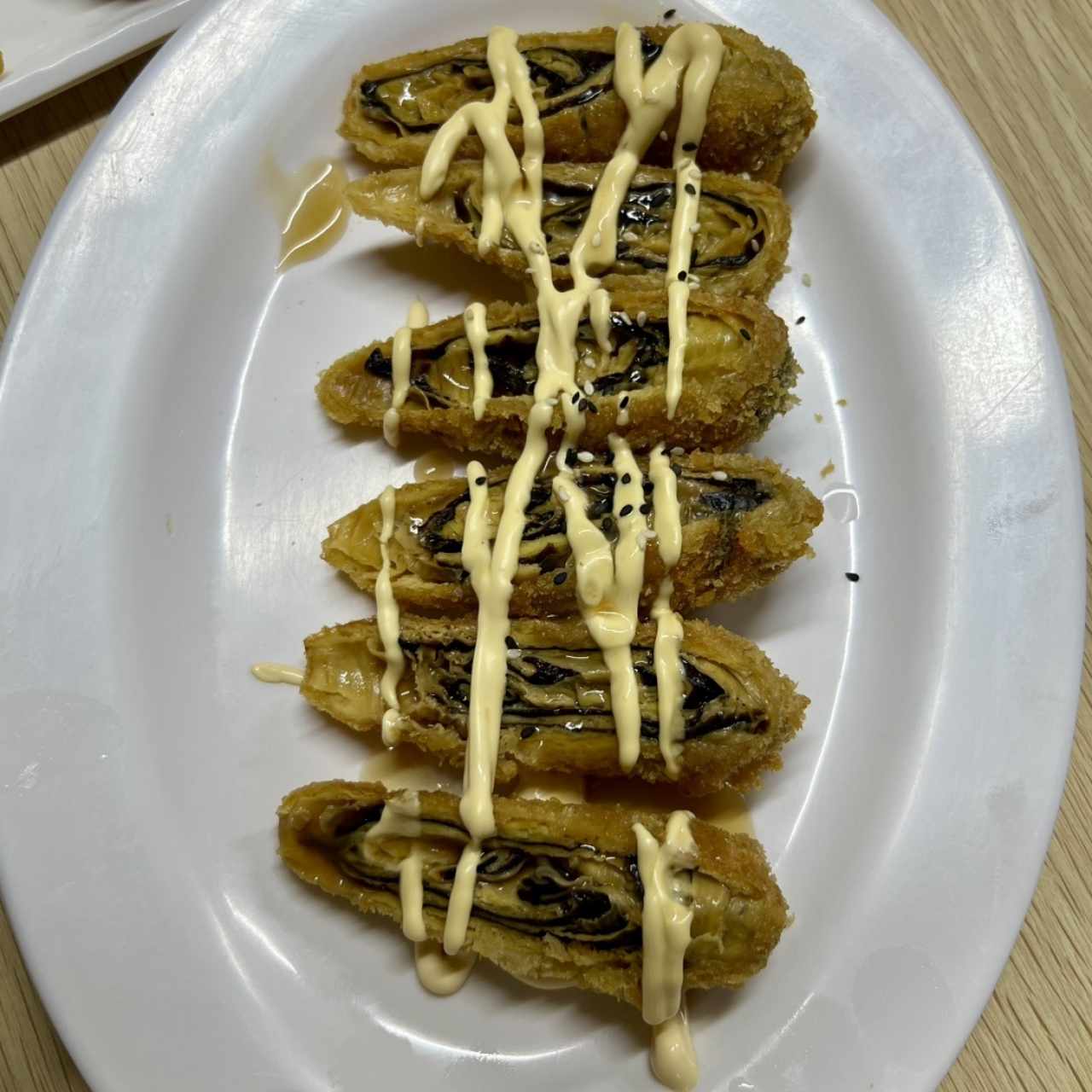 Rollito de Alga en Tempura y Panko