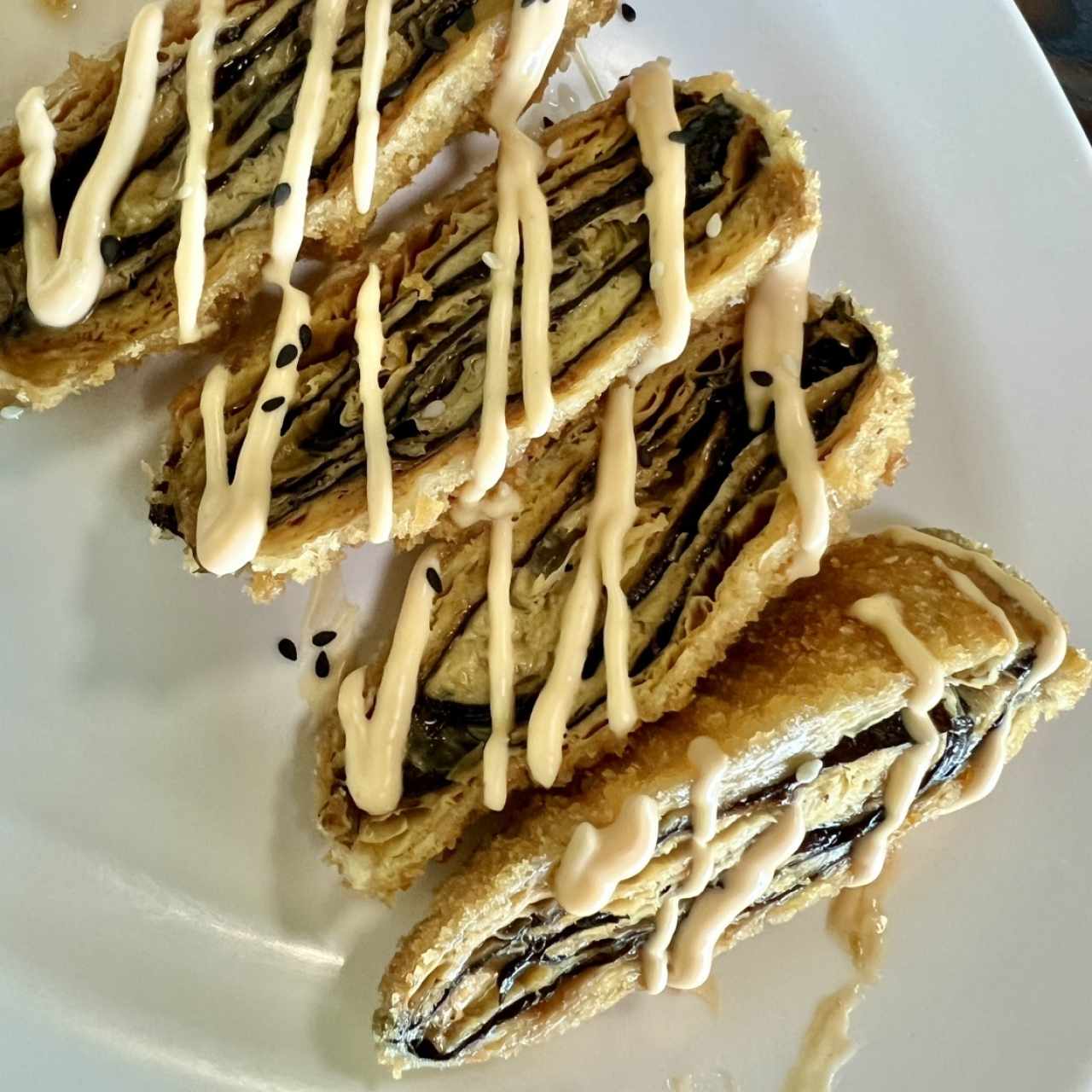 Rollito de Alga en Tempura y Panko