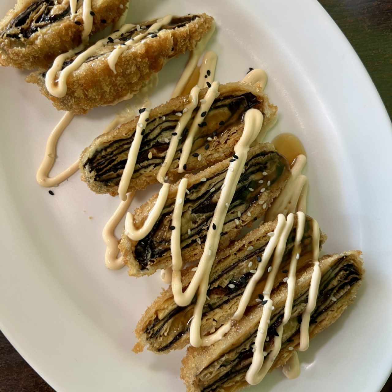 Rollito de Alga en Tempura y Panko