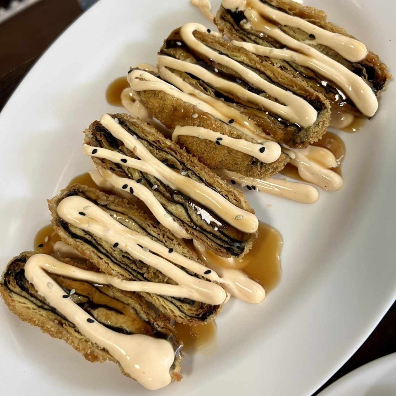 Rollito de Alga en Tempura y Panko