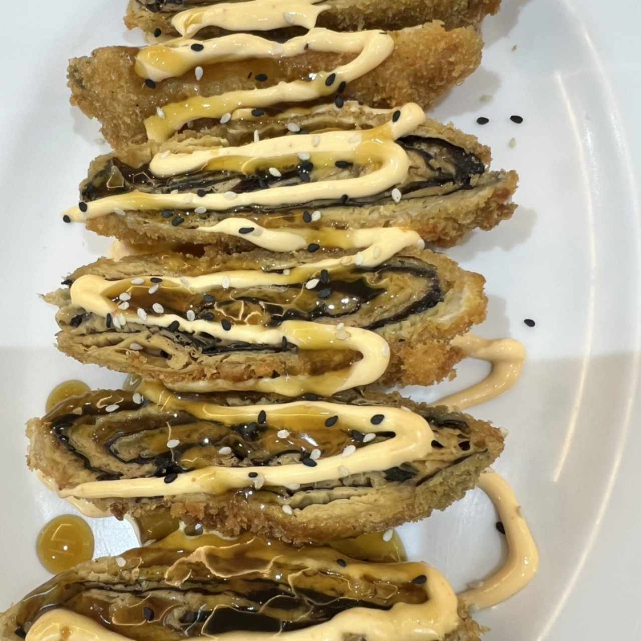 Rollito de Alga en Tempura y Panko