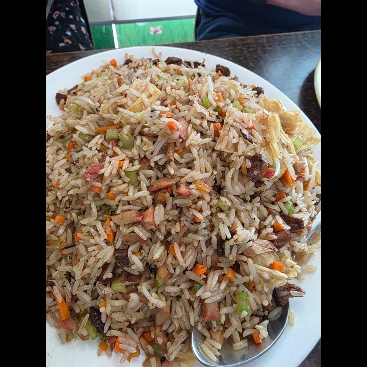 Arroz Frito con Puerco Vegano