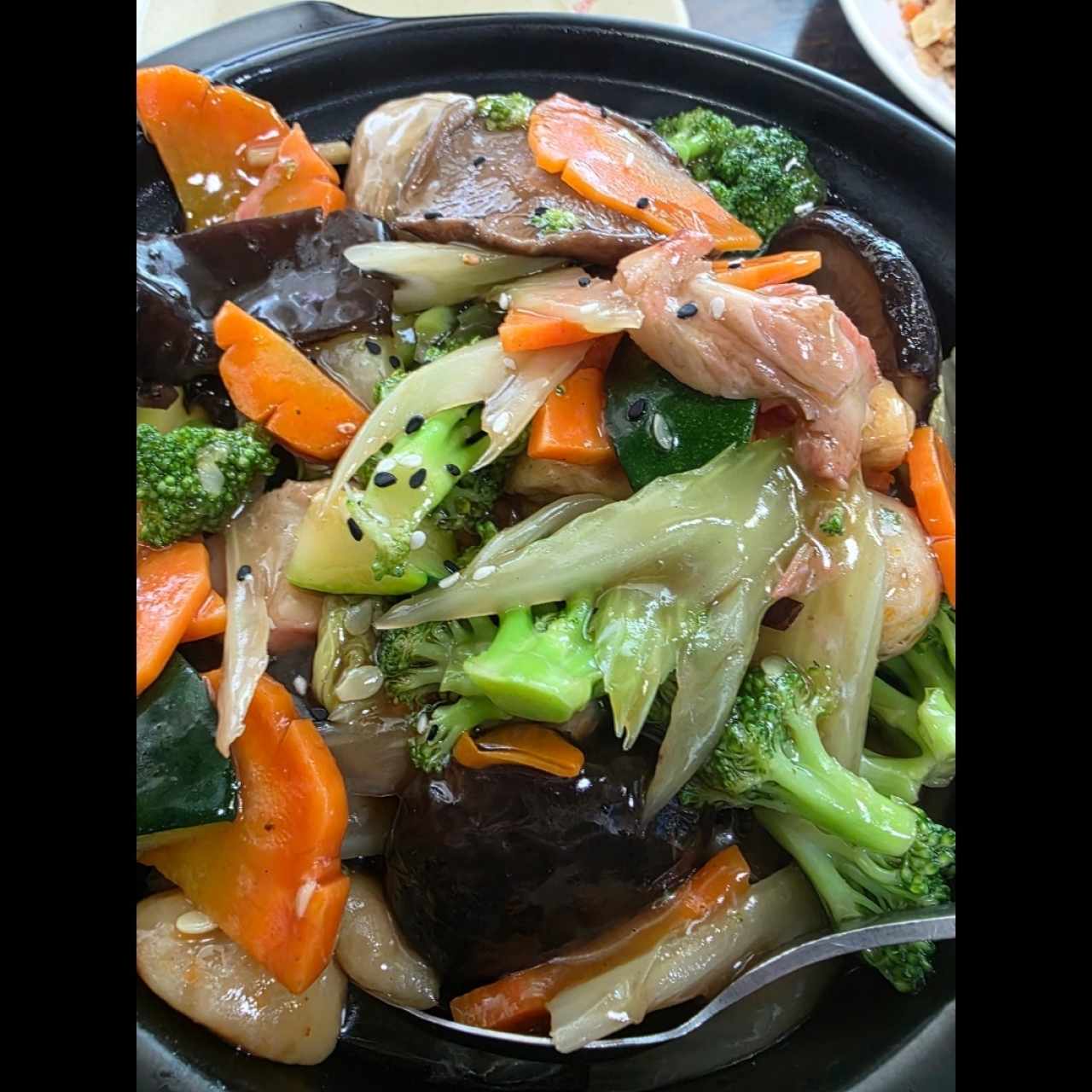 Sopa de Tofu y Bolita de Pescado Vegano