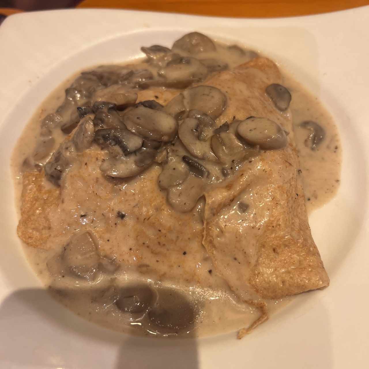 Pollo , Queso y Champiñones