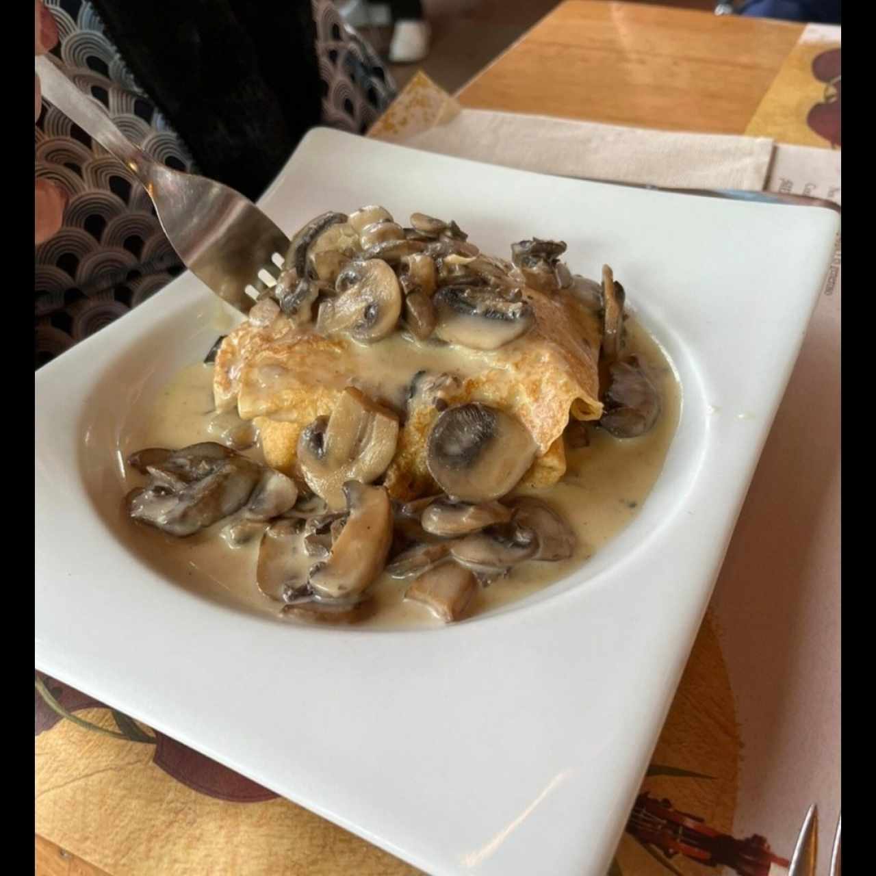 Pollo , Queso y Champiñones