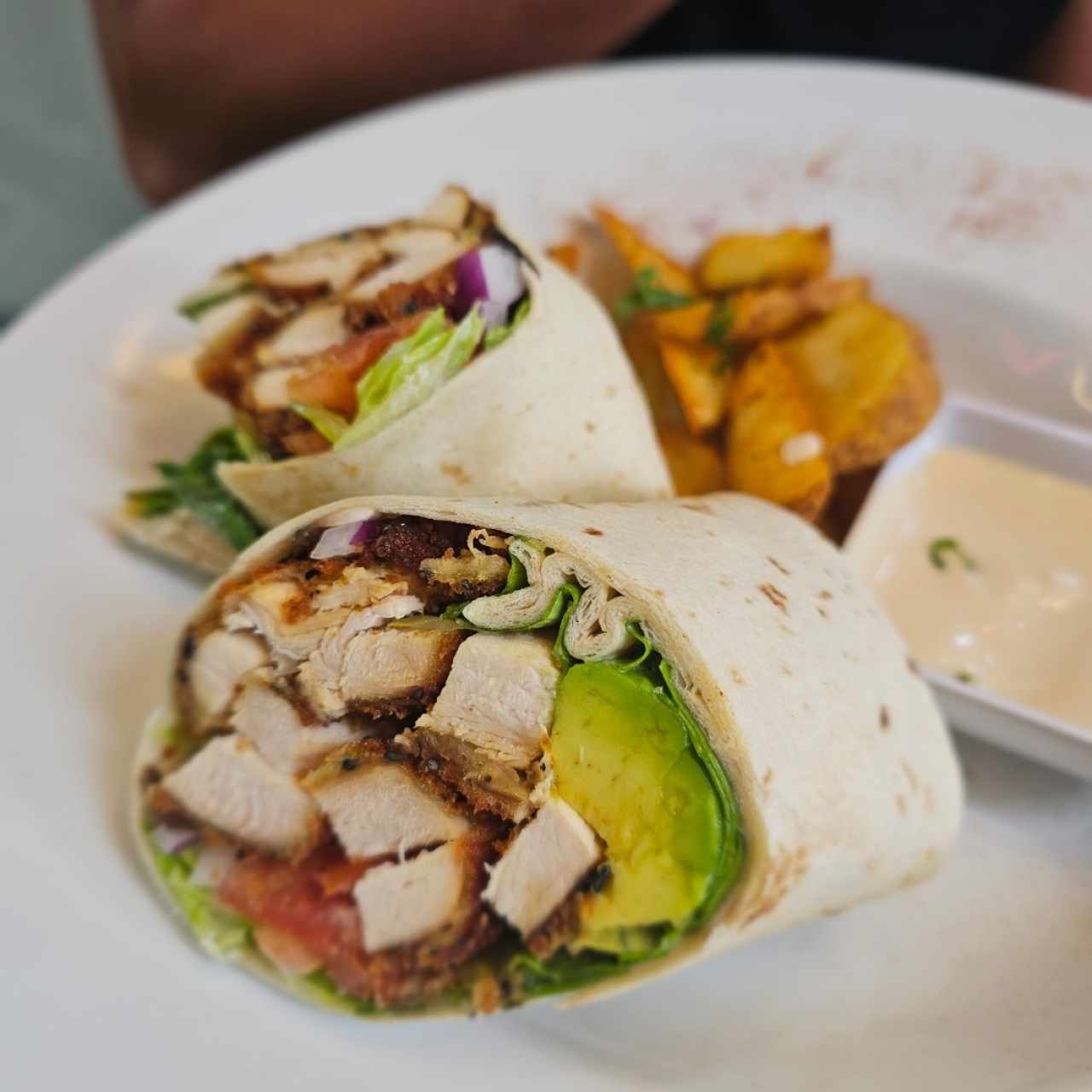 Wrap de Pollo Thai