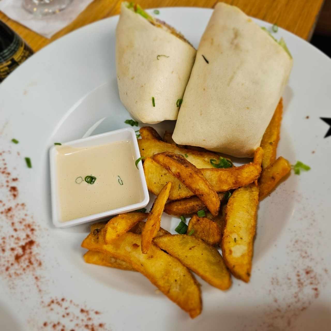 Wrap de Pollo Thai