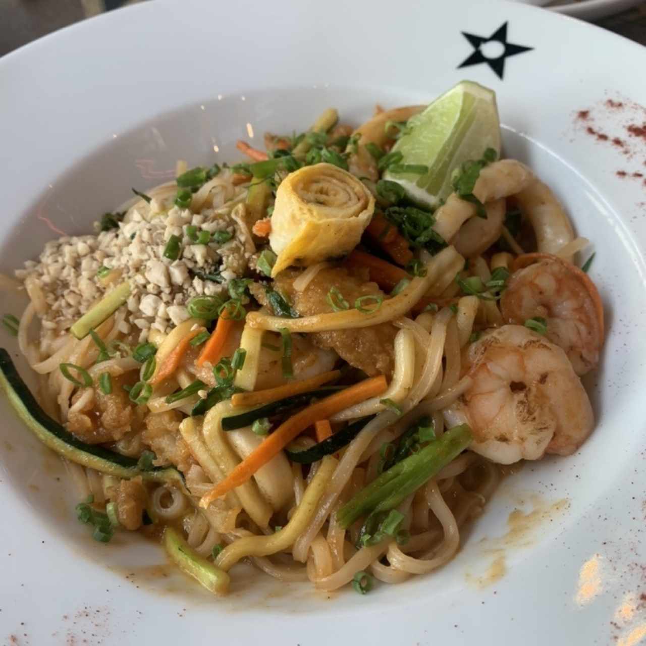 Phad Thai de Mariscos