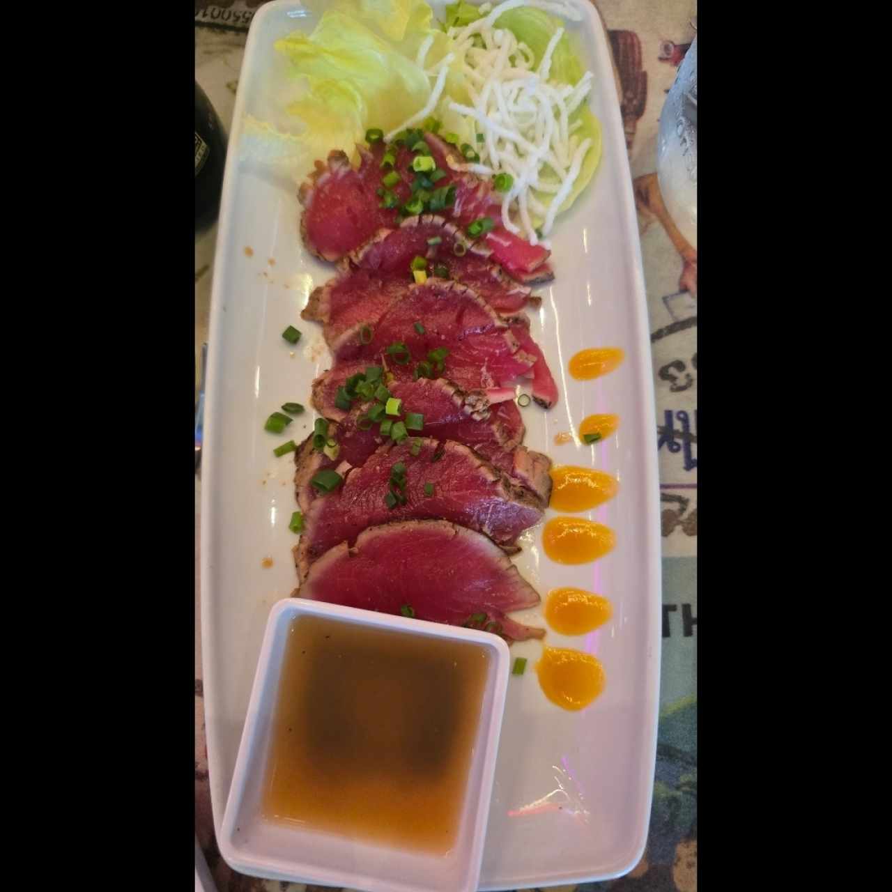 Entradas Tentadoras - Tataki de Atún