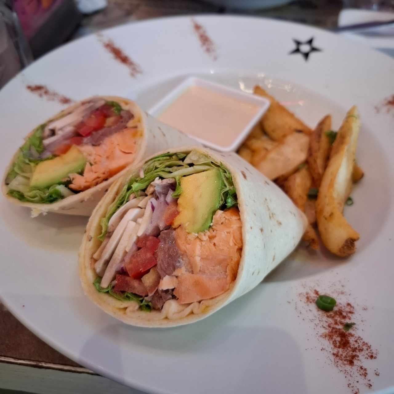 Wraps Saludables - Wrap de Salmón