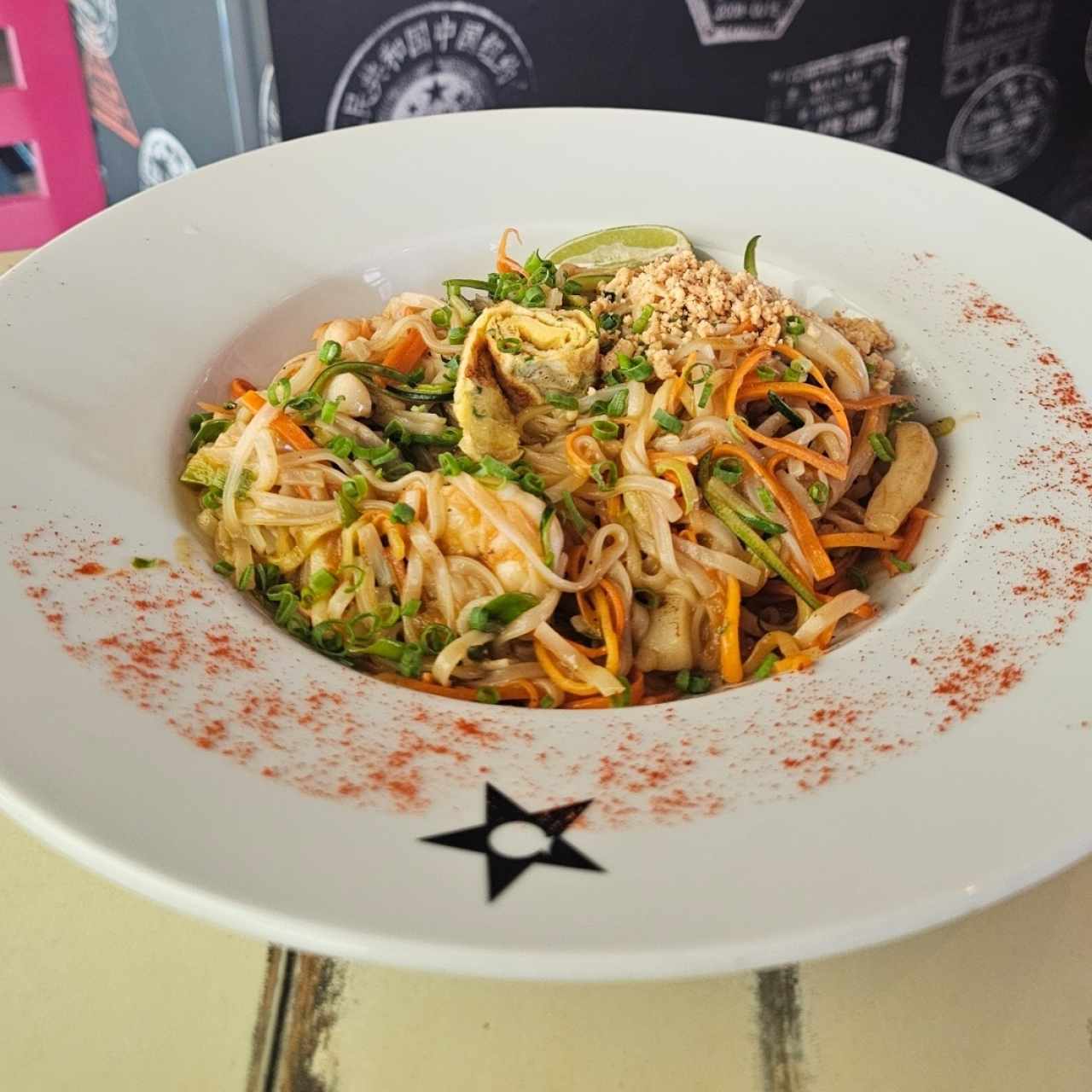 Phad Thai de Mariscos