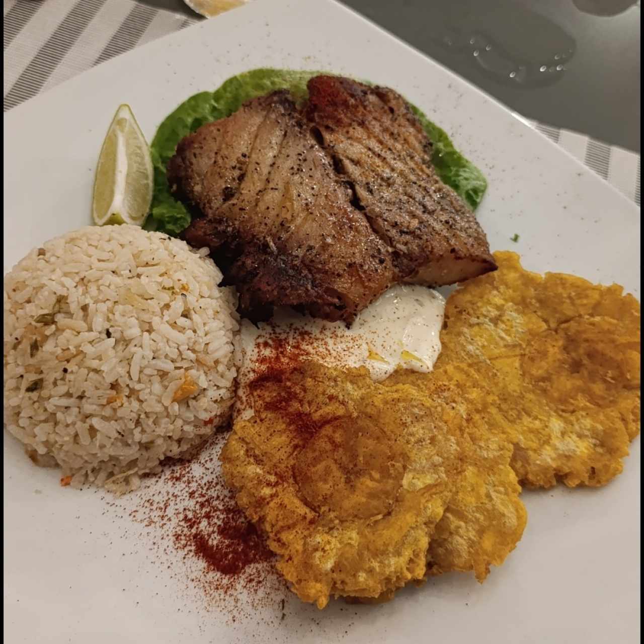 Filete de Pescado al grill