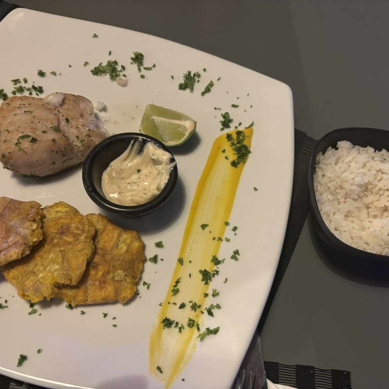 Filete de pescado del día al grill