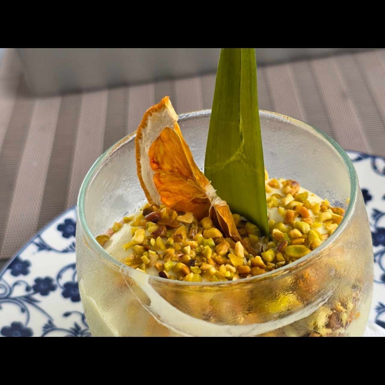 Tiramisú de pistacho